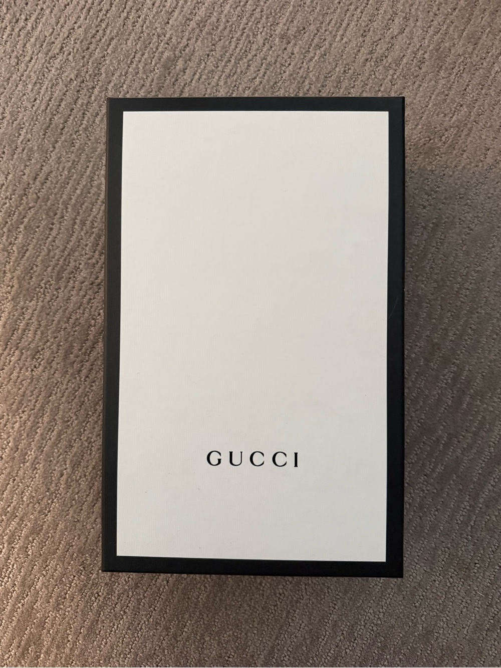 Gucci White and Black Branded Gift Box